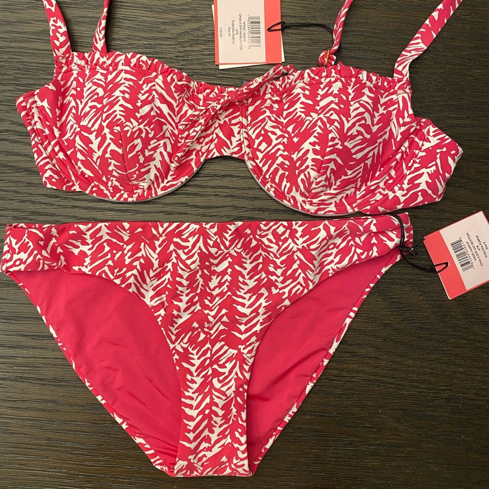 DVF Marilyn Balconette Bikini Top & bikini bottom